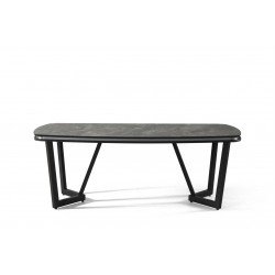 OLİVYA SİYAH KROM YEMEK ODASI TAKIMI