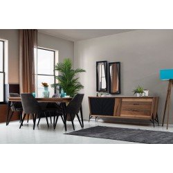 LİMA CEVİZ YEMEK ODASI TAKIMI