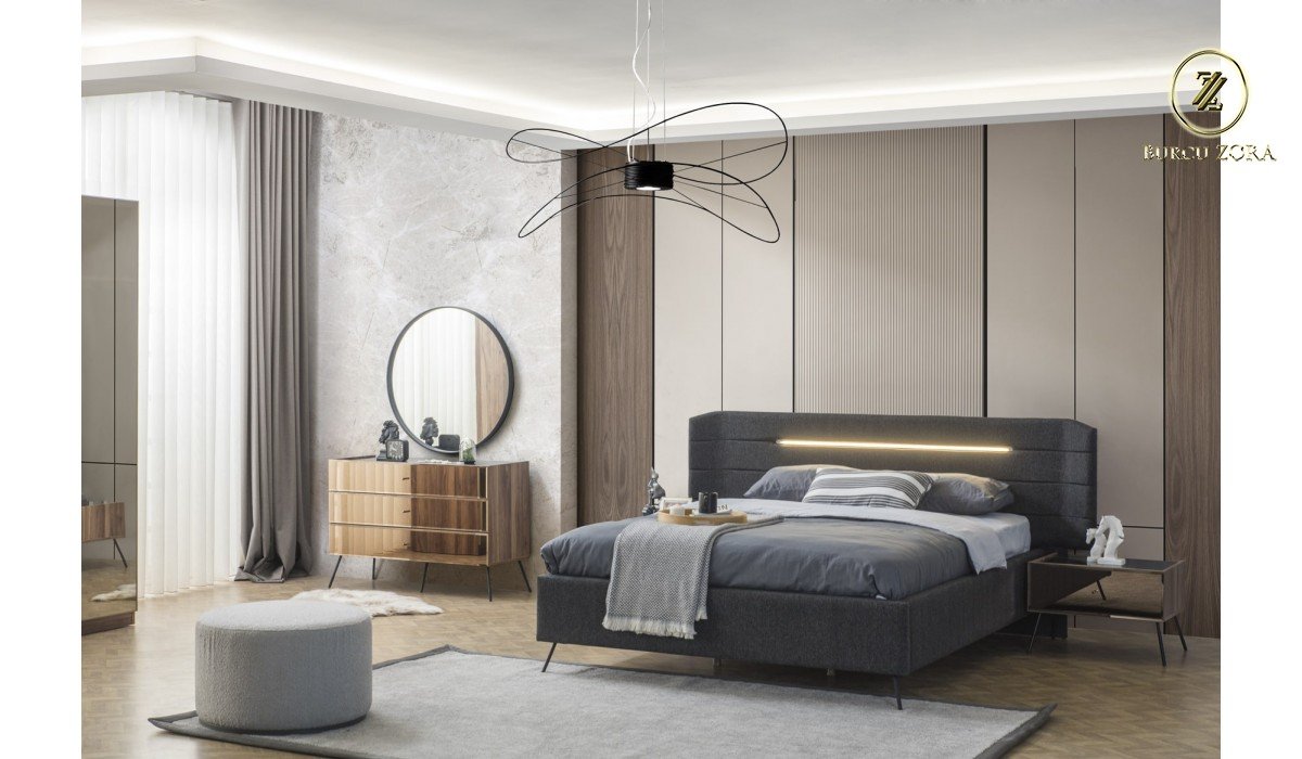 NEW YORK CEVİZ YATAK ODASI TAKIMI