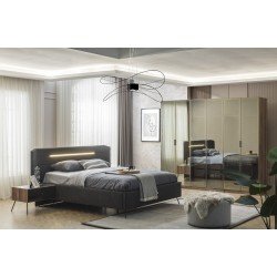 NEW YORK CEVİZ YATAK ODASI TAKIMI