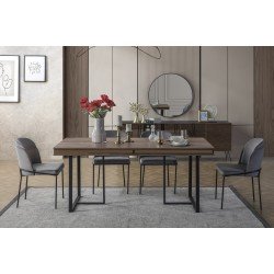 NEW YORK CEVİZ YEMEK ODASI TAKIMI KAMPANYALI