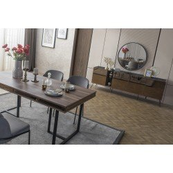 NEW YORK CEVİZ YEMEK ODASI TAKIMI KAMPANYALI