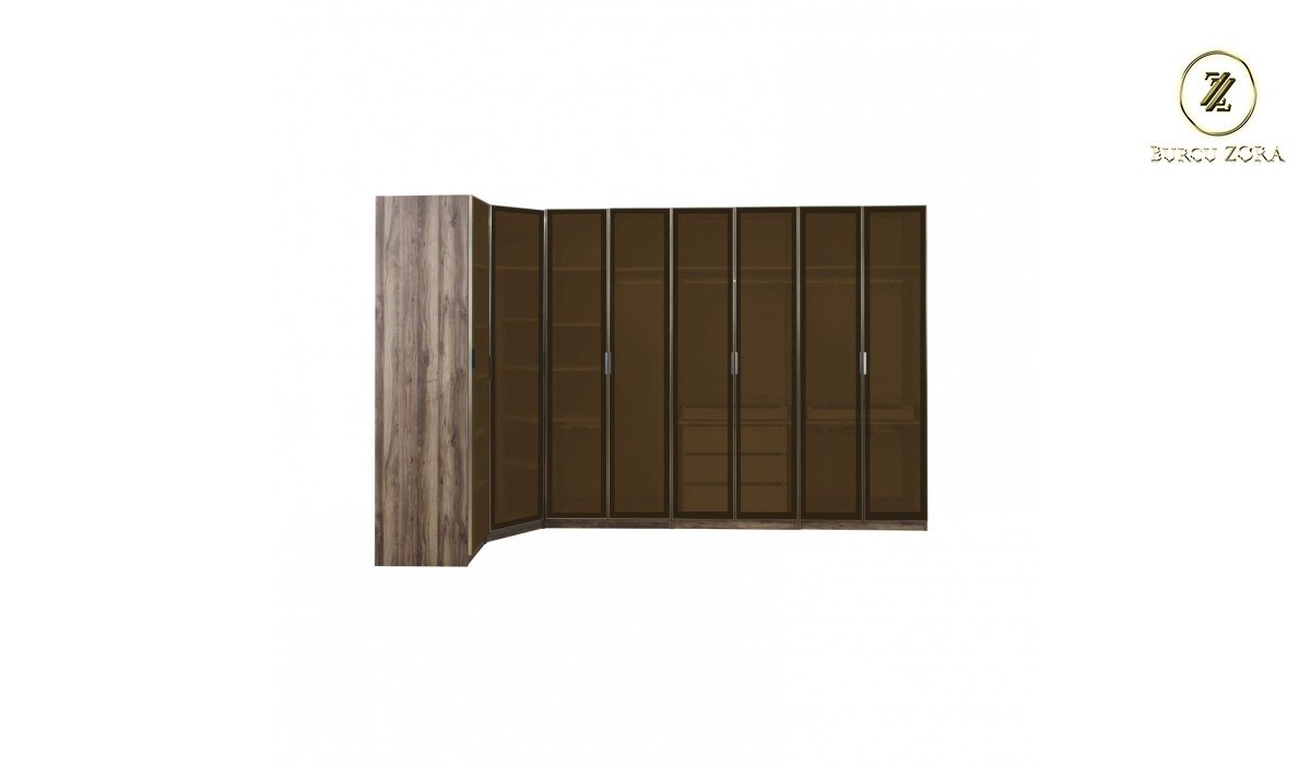 NEW YORK CEVİZ KÖŞE DOLAP