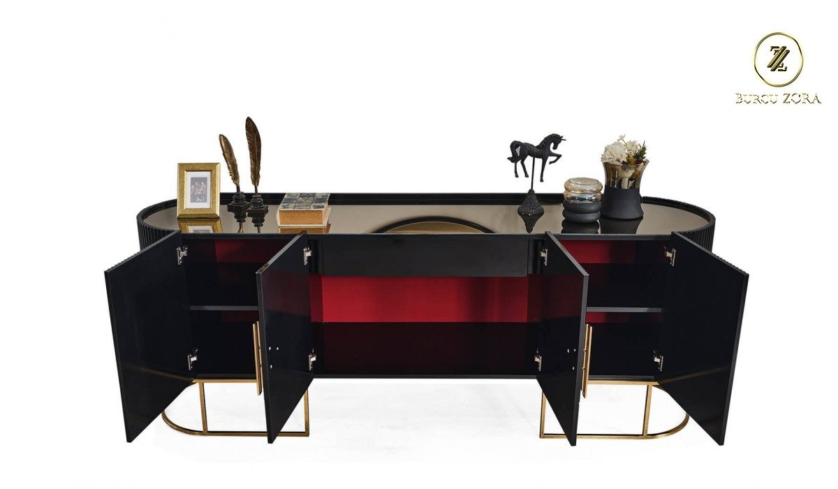 DUBAİ YEMEK ODASI TAKIMI SİYAH