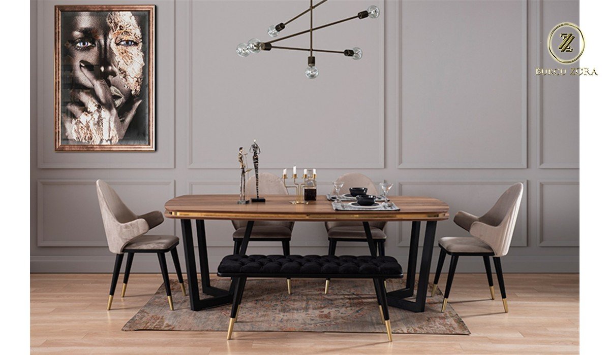 OLİVYA EKRU YEMEK ODASI