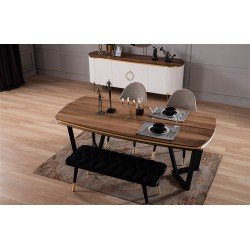 OLİVYA EKRU YEMEK ODASI