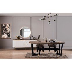 OLİVYA EKRU YEMEK ODASI