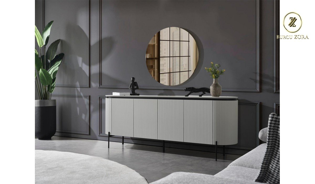 OLİVYA BEYAZ YEMEK ODASI TAKIMI