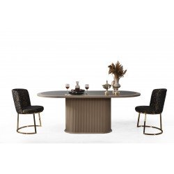 DUBAİ YEMEK ODASI TAKIMI CAPPUCİON