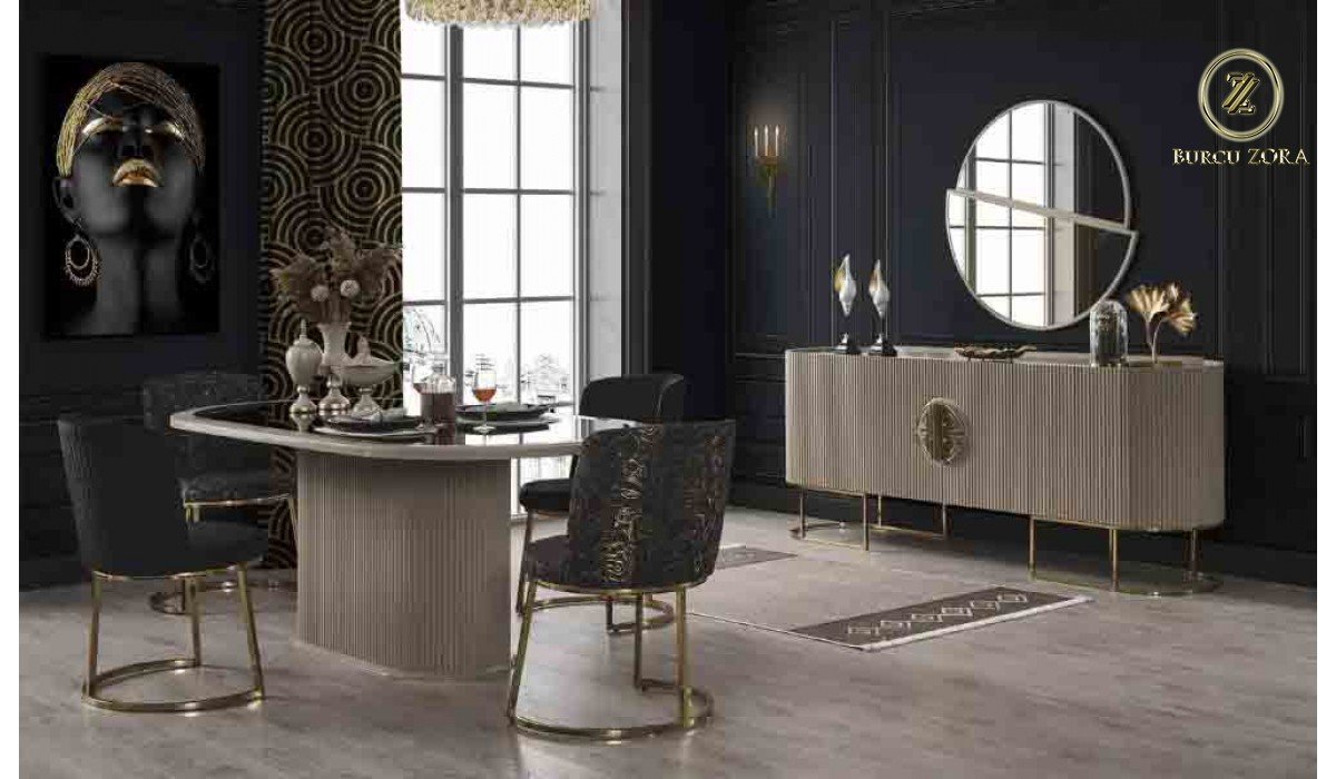 DUBAİ YEMEK ODASI TAKIMI CAPPUCİON