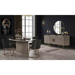 DUBAİ YEMEK ODASI TAKIMI CAPPUCİON