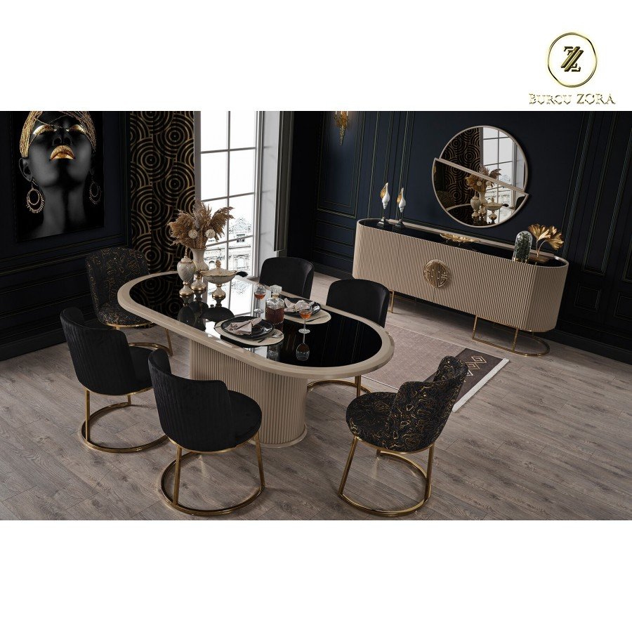 DUBAİ YEMEK ODASI TAKIMI CAPPUCİON