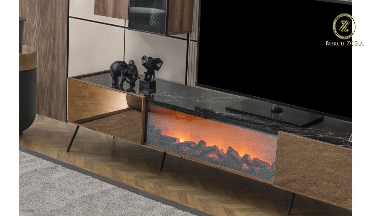 NEW YORK TV ÜNİTESİ CEVİZ