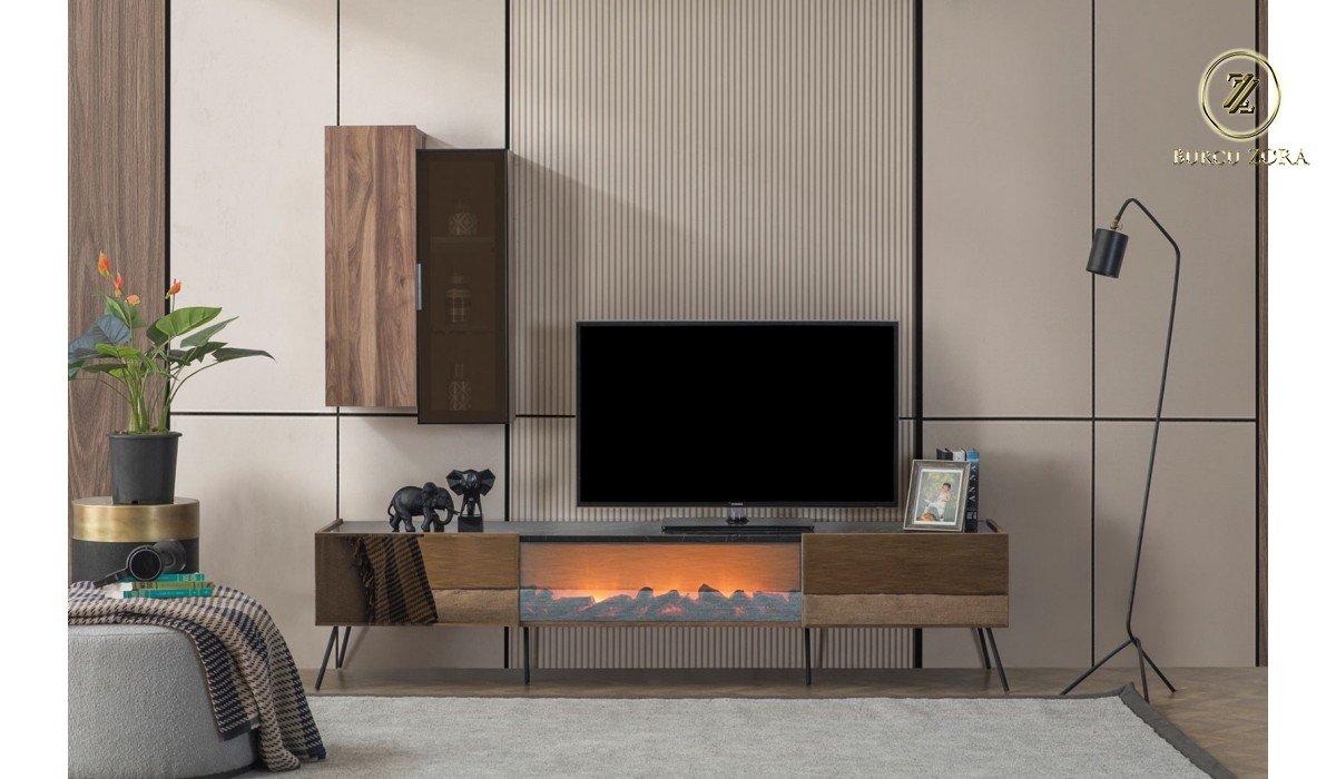 NEW YORK TV ÜNİTESİ CEVİZ