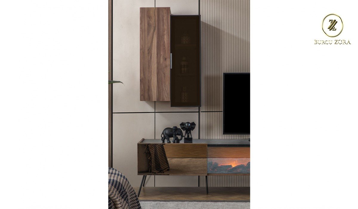 NEW YORK TV ÜNİTESİ CEVİZ