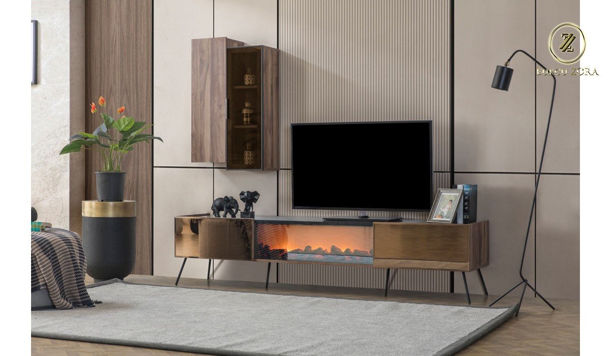 NEW YORK TV ÜNİTESİ CEVİZ