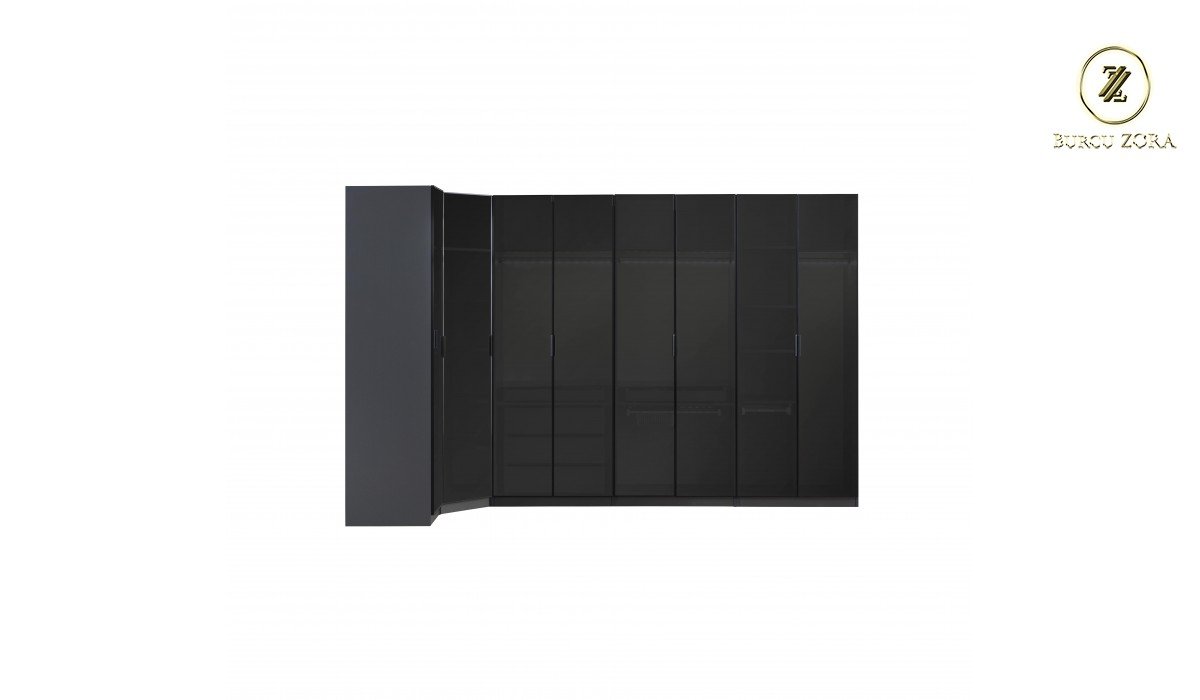 NEW YORK ANTRASİT KÖŞE DOLAP