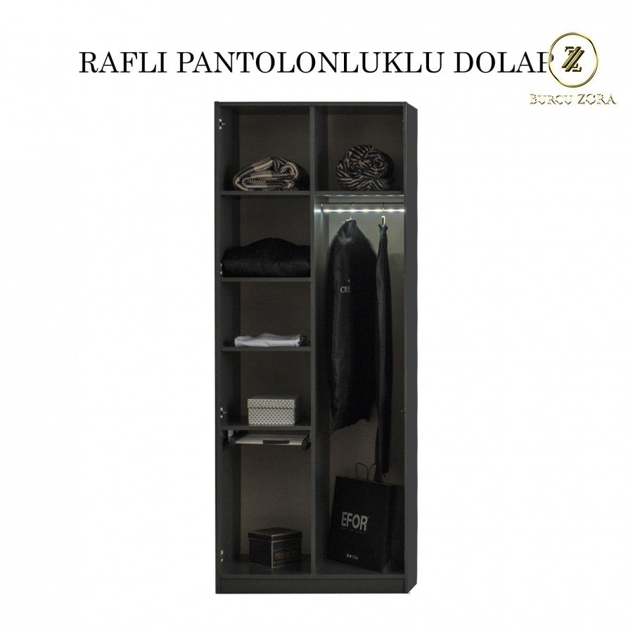 NEW YORK ANTRASİT KÖŞE DOLAP