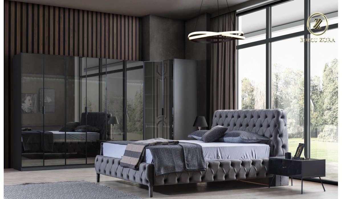 NEW YORK ANTRASİT KÖŞE DOLAP