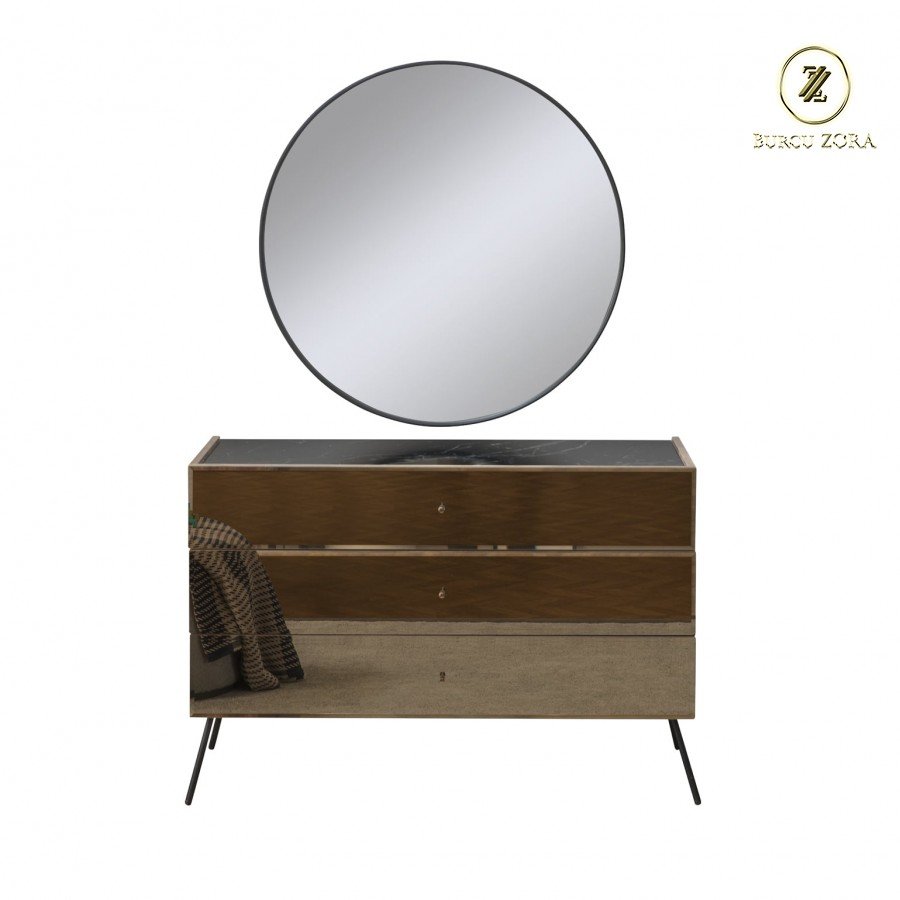 NEW YORK MAKYAJ MASASI CEVİZ