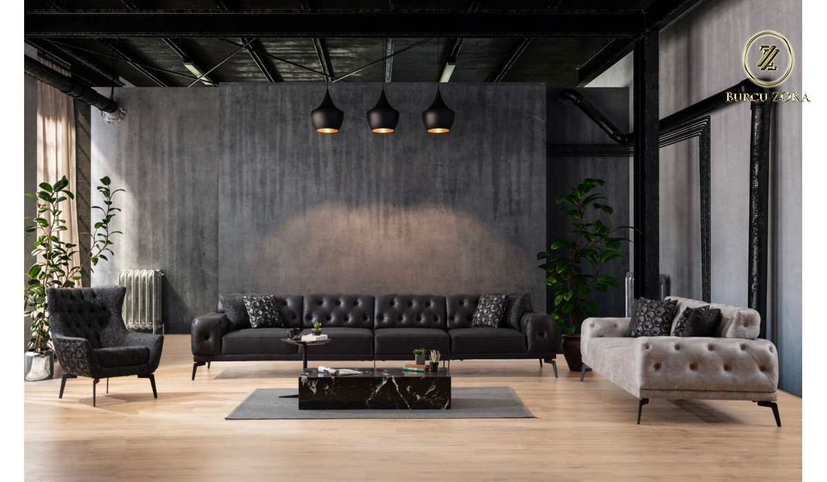 HARPER GRİ KOLTUK TAKIMI