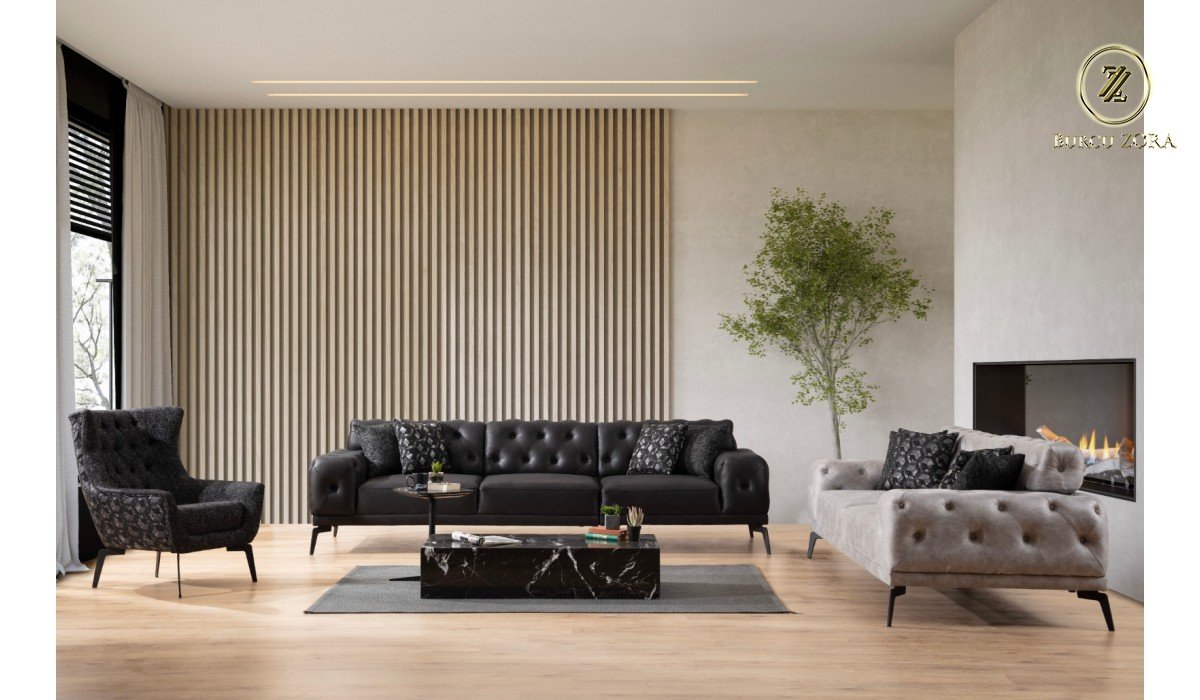 HARPER GRİ KOLTUK TAKIMI