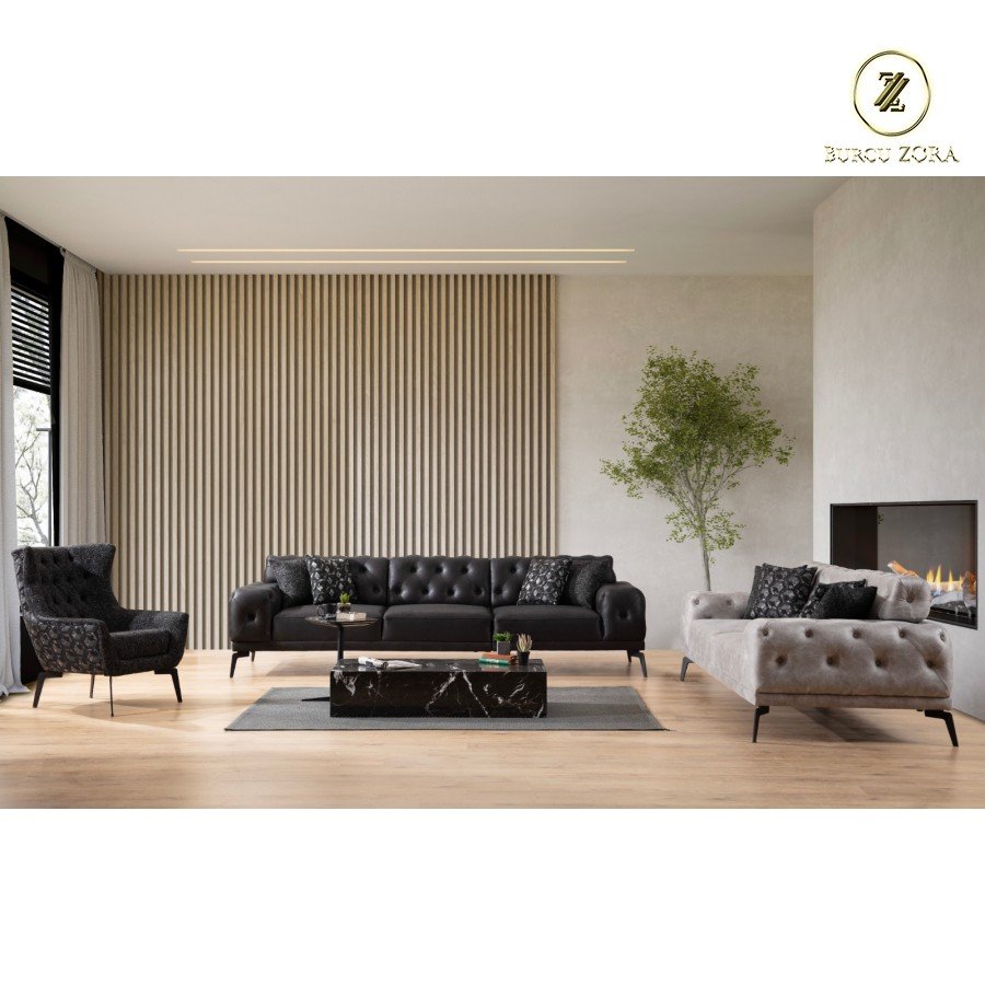 HARPER GRİ KOLTUK TAKIMI