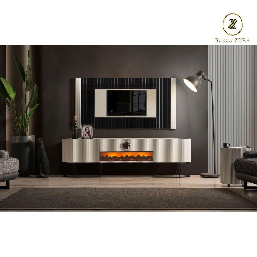 DUBAİ TV ÜNİTESİ BEYAZ