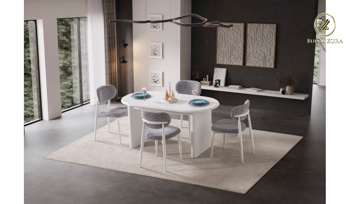 HELEN MASA SET BEYAZ