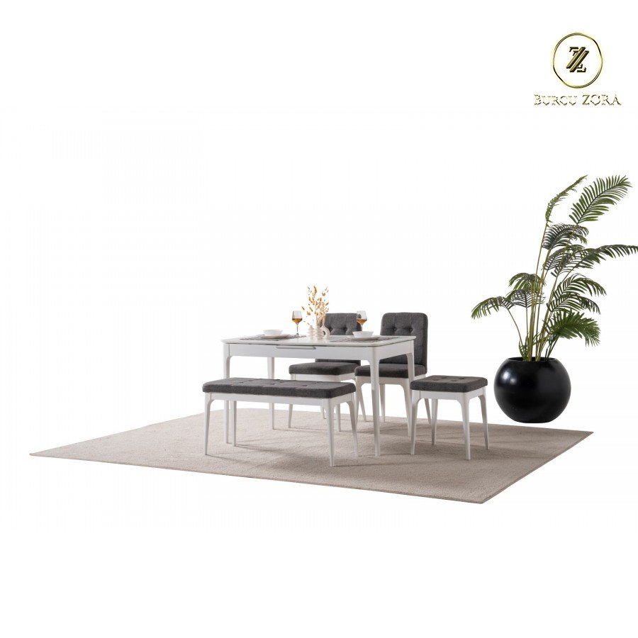 JULİET MASA SET BEYAZ