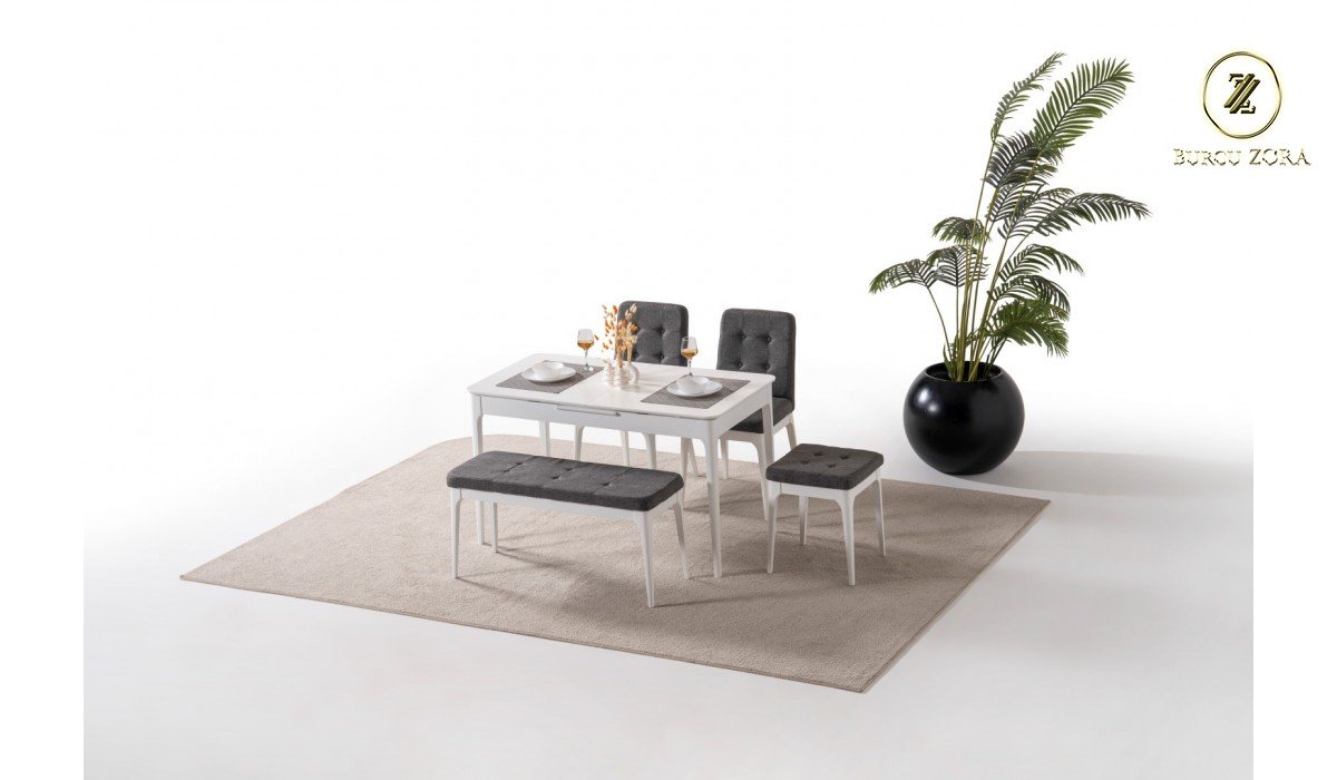 JULİET MASA SET BEYAZ