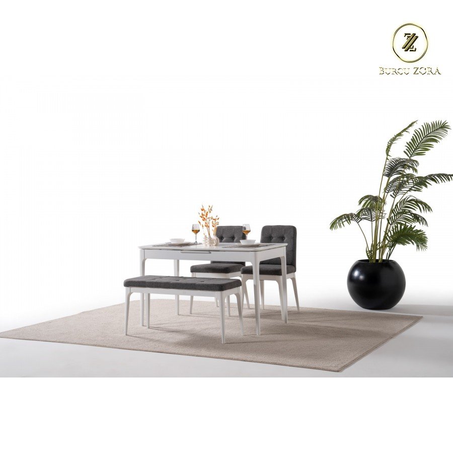 JULİET MASA SET BEYAZ