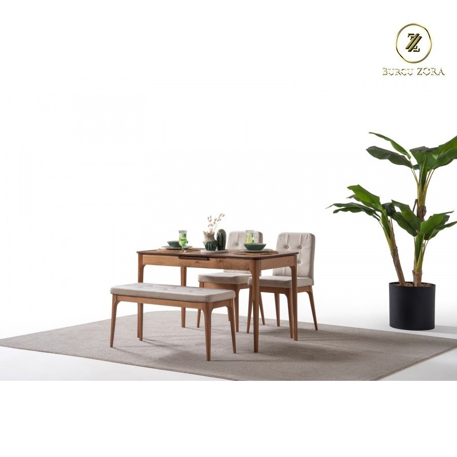 JULİET MASA SET CEVİZ