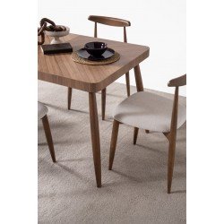 SPAİN MASA SET CEVİZ